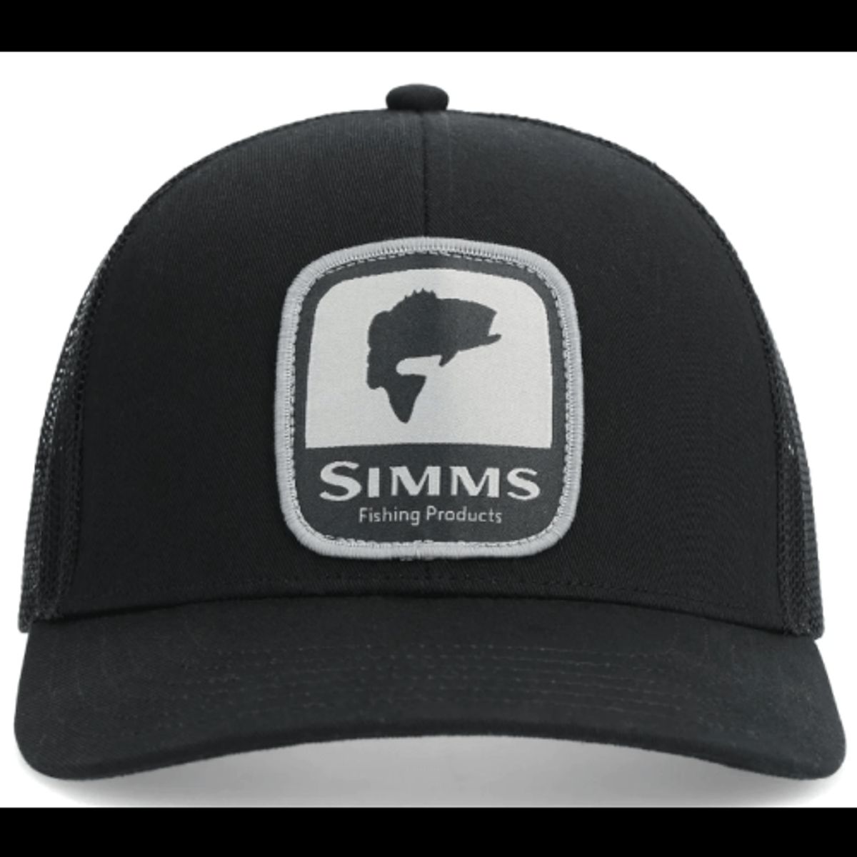 Simms Double Haul Icon Trucker Cap Bass Black