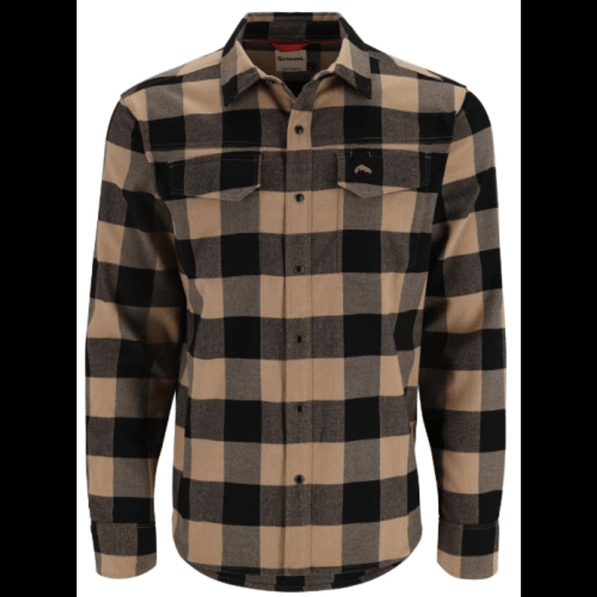 Simms Gallatin Flannel Skjorte Cork Buffalo Check