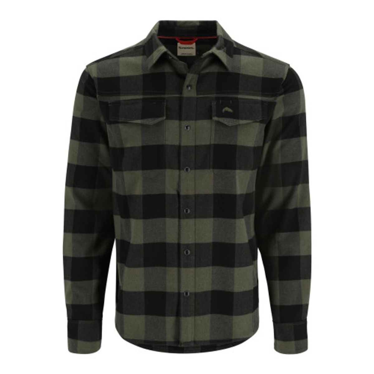 Simms Gallatin Flannel Skjorte Loden Buffalo Check