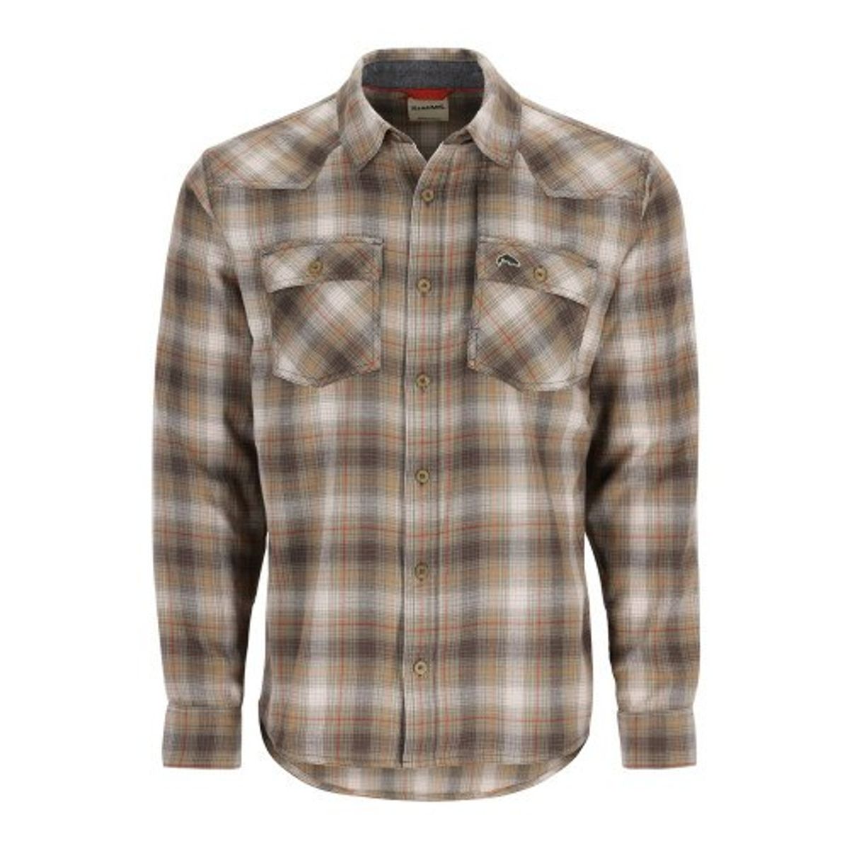 Simms Santee Flannel Skjorte Bayleaf/Sunglow Pane Ombre