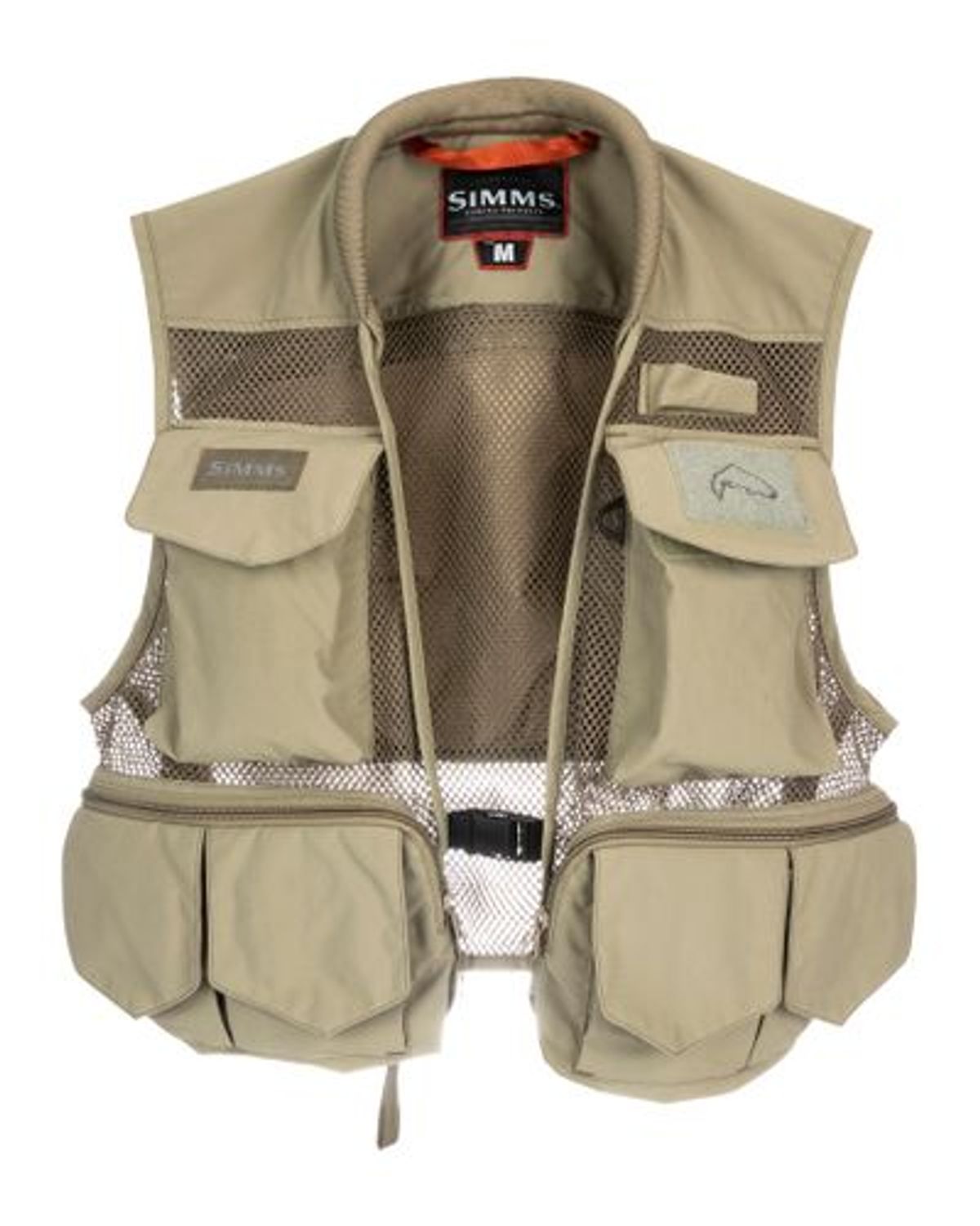 Simms Tributary Fiskevest Tan S