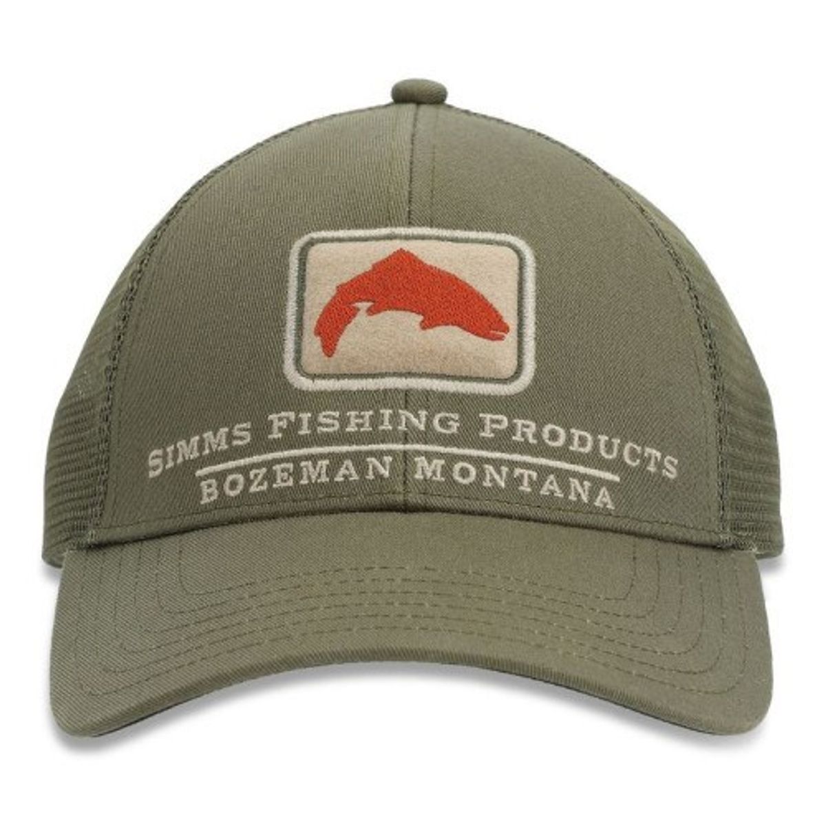 Simms Trout Icon Trucker Riffle Green