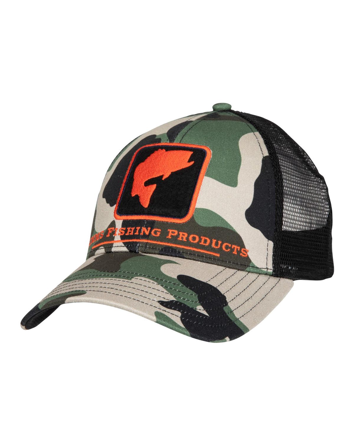 Simms Woodland Camo Bass Icon Cap