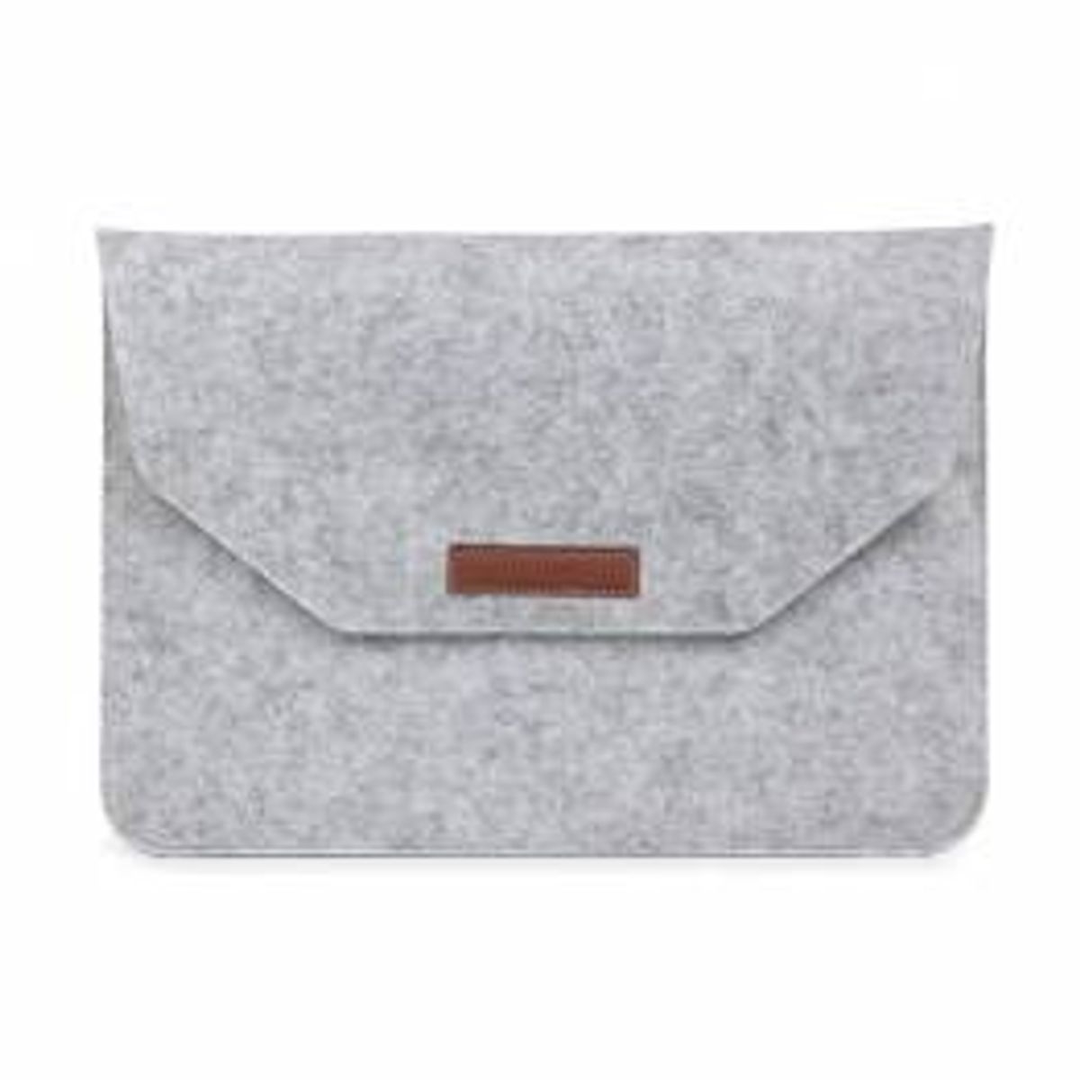 Simpelt filt sleeve til MacBook Pro 13"/15" - Lysegrå, Sleeve størrelse 13"