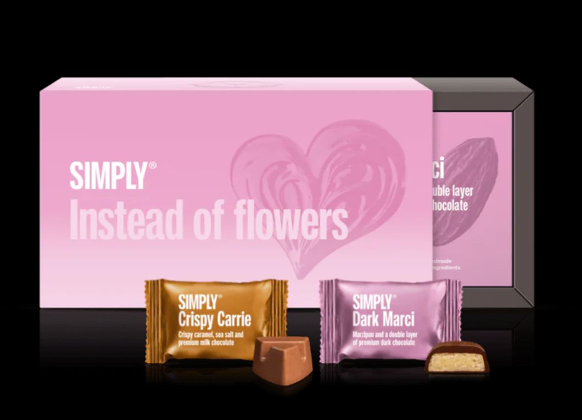 Simply Chocolate "instead of flowers", 180g.