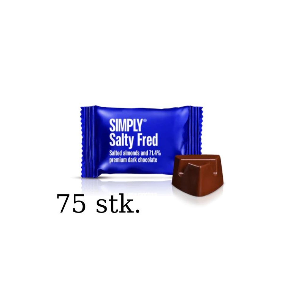 Simply Chocolate - Salty Fred Small One STORKØB (75 STK)