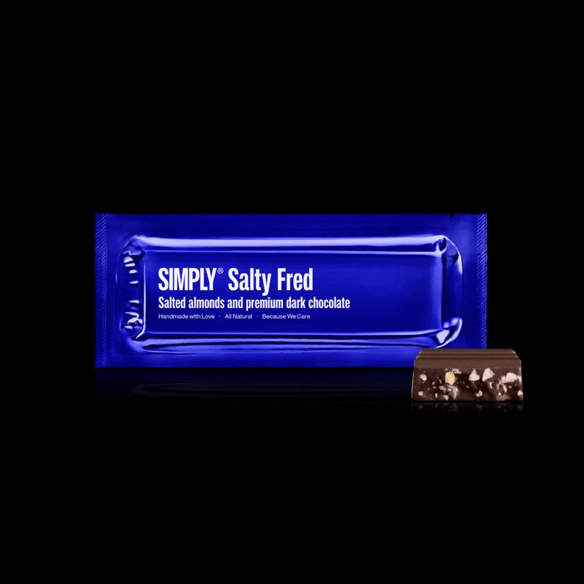 Simply® Salty Fred | Saltede mandler og premium mørk chokolade