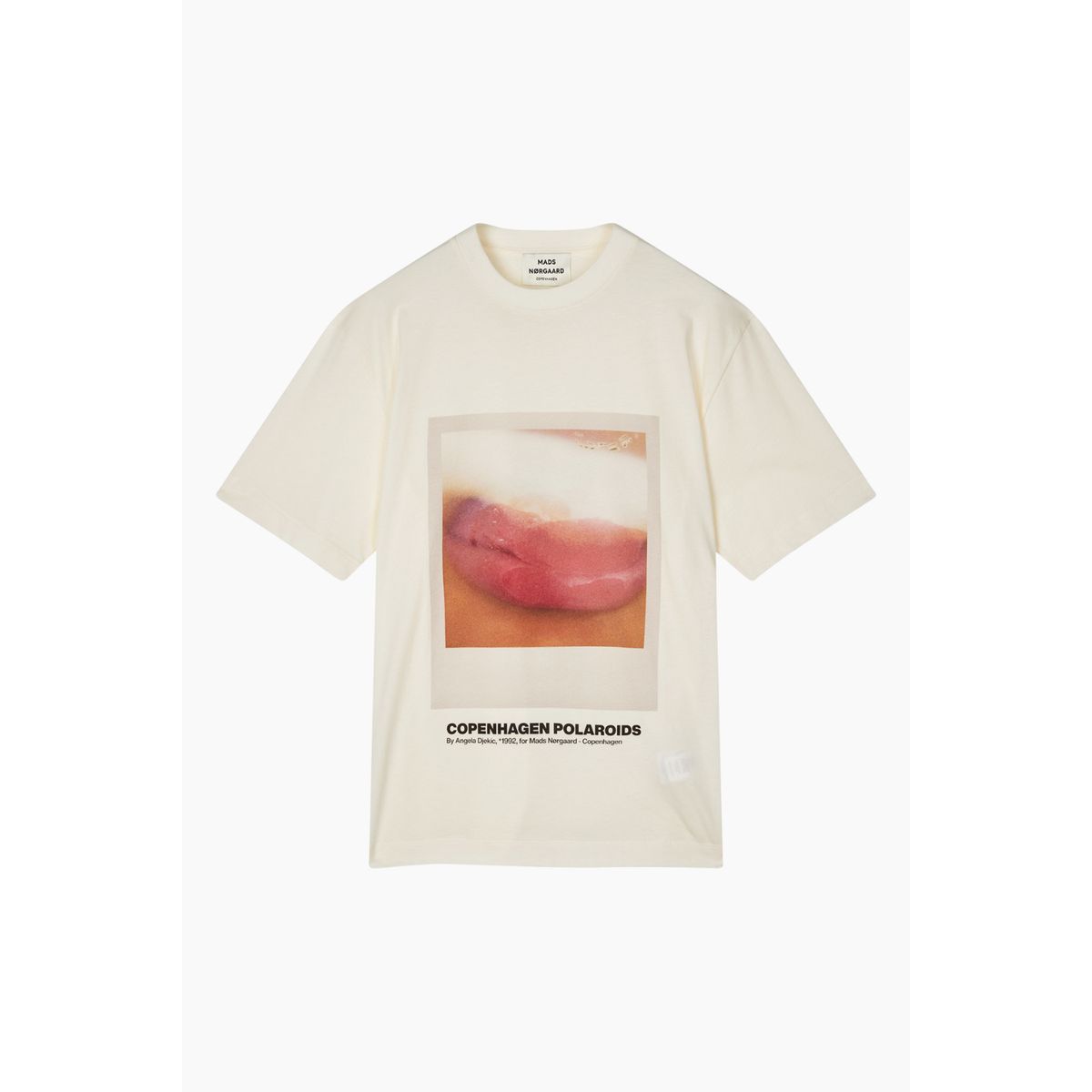 Single Organic Dassel Tee - Snow White - Mads Nørgaard - Hvid XS