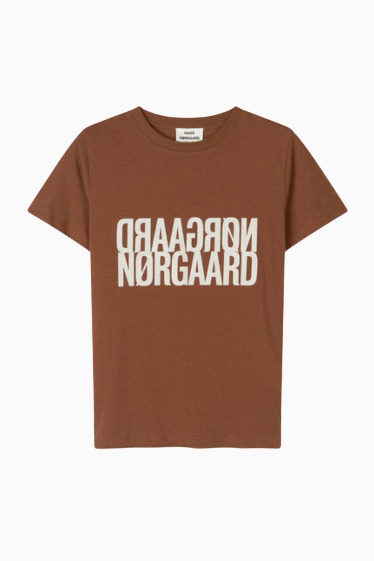 Single Organic Trenda P Tee - Cambridge Brown - Mads Nørgaard - Brun L