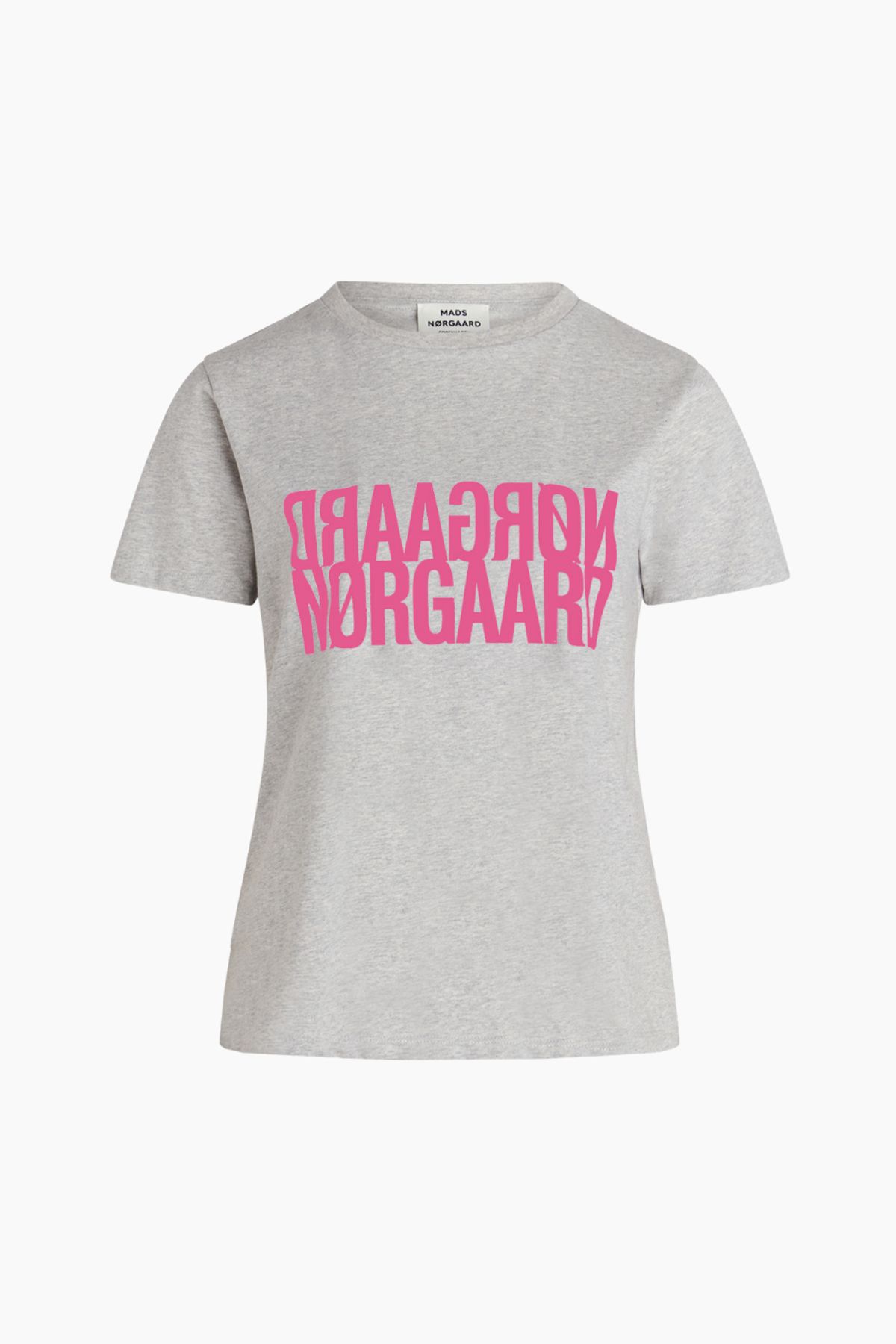 Single Organic Trenda P Tee - Light Grey Melange - Mads Nørgaard - Grå L