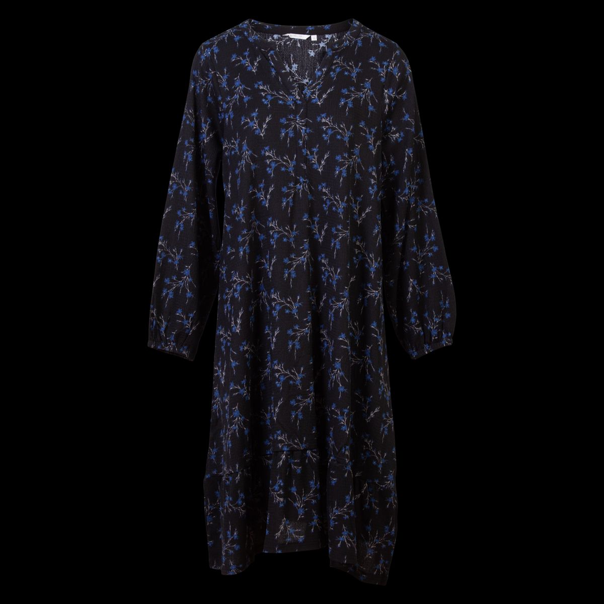 Sirup Dame Kjole - Dark Navy AOP - 2XL