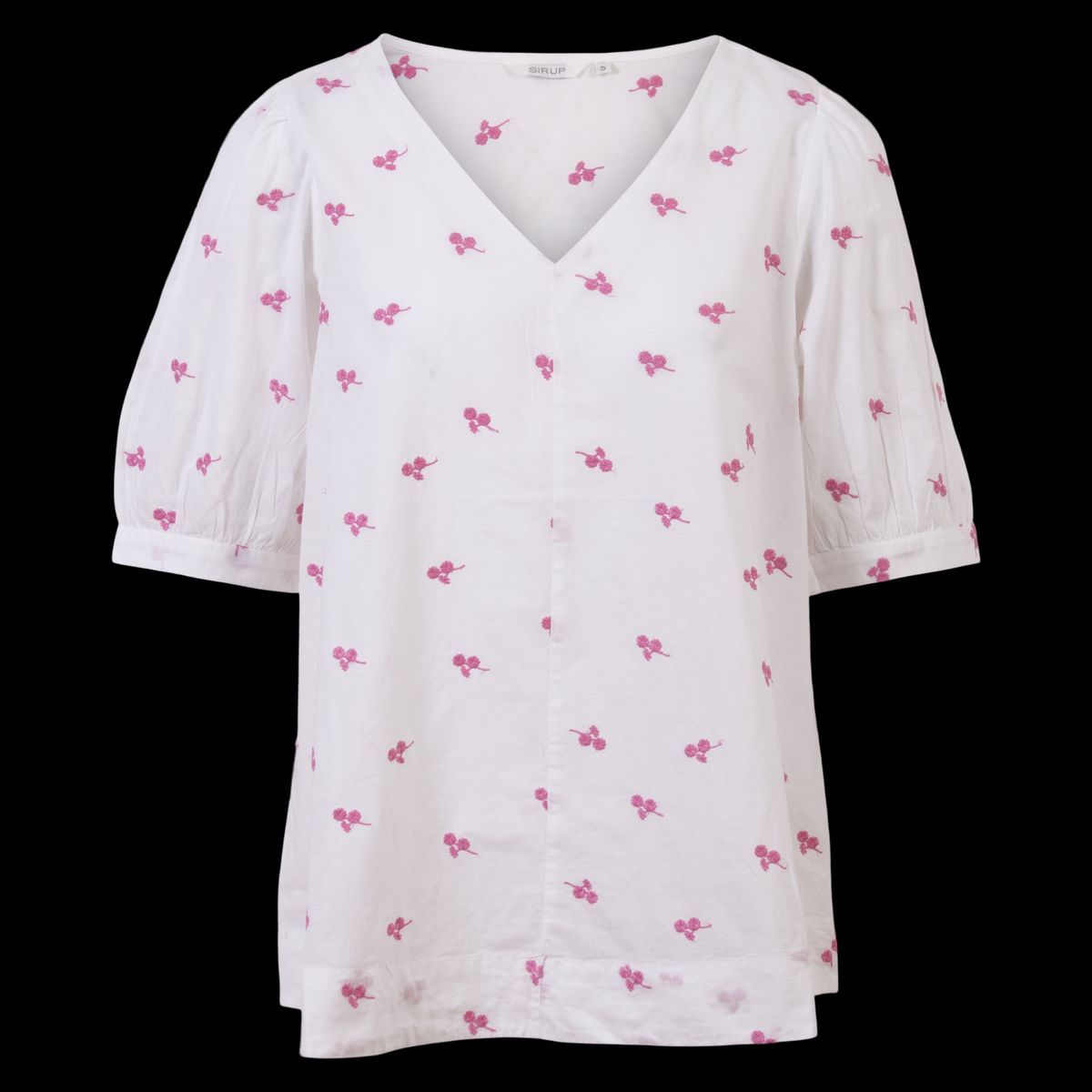 Sirup Dame Kortærmet bluse - Wild Orchid - XL