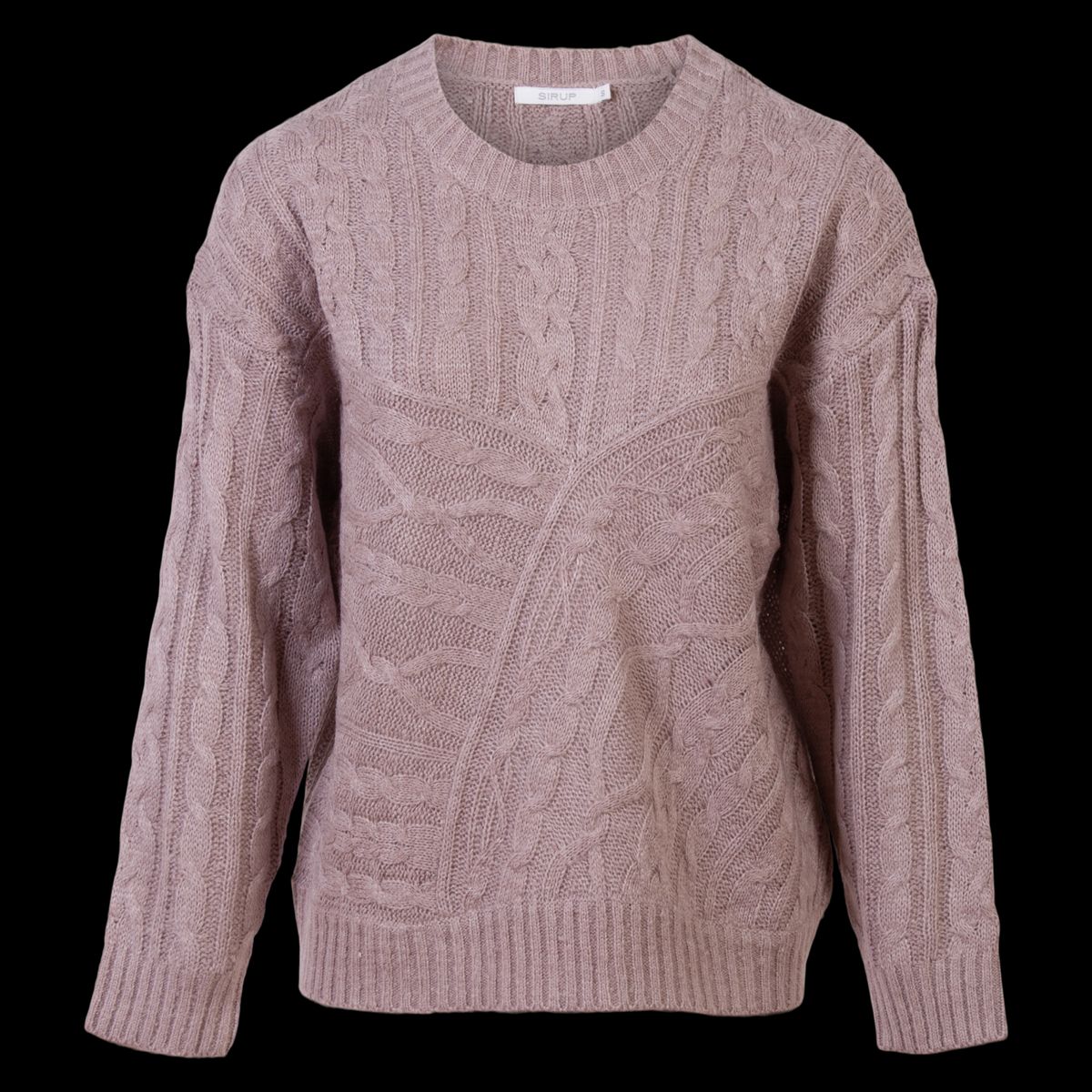 Sirup Dame Striktrøje - Deauville Mauve - 2XL