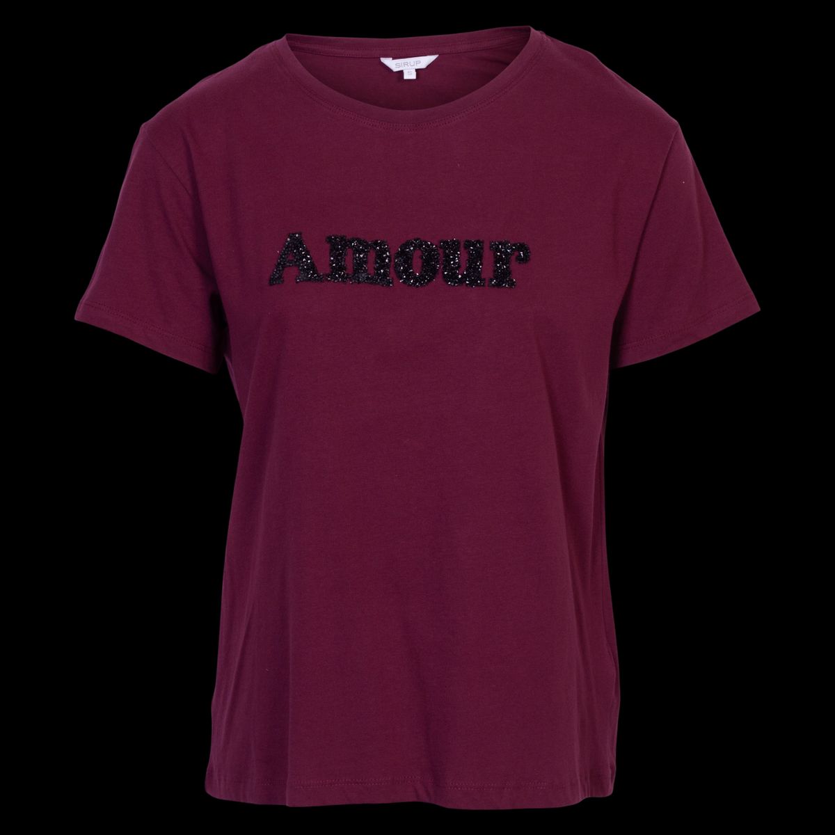 Sirup Dame T-shirt - Burgundy - L