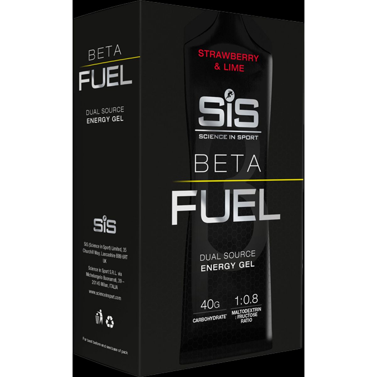 SIS Beta Fuel Endurance Gel Strawberry Lime 6x60ml