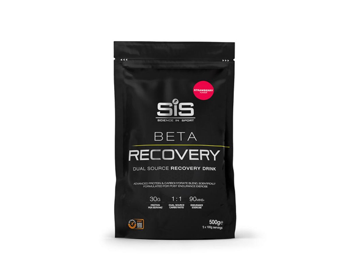 SIS Beta Fuel Recovery jordbær pulver 500 gram