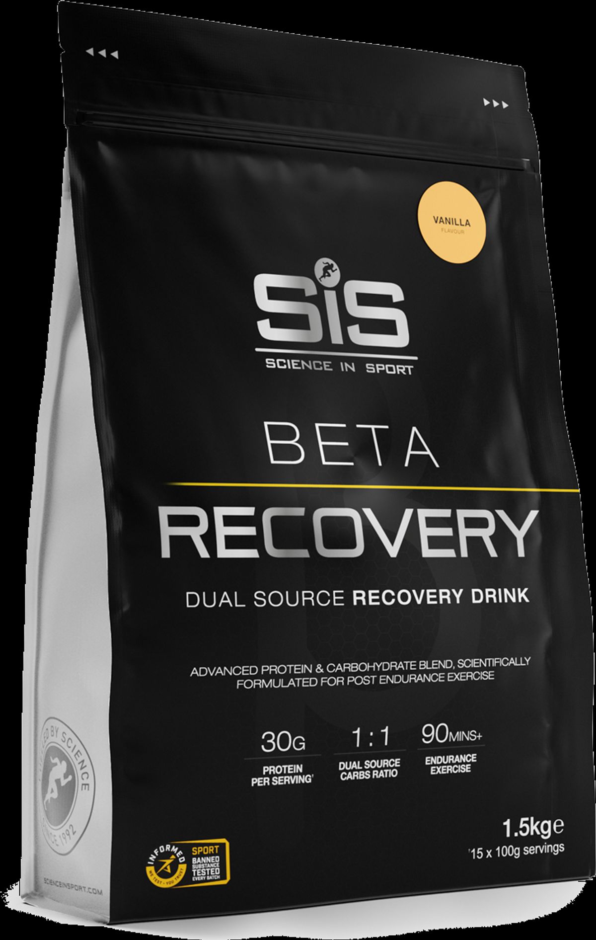 SIS Beta Fuel Recovery Vanilla Powder - 1.5kg