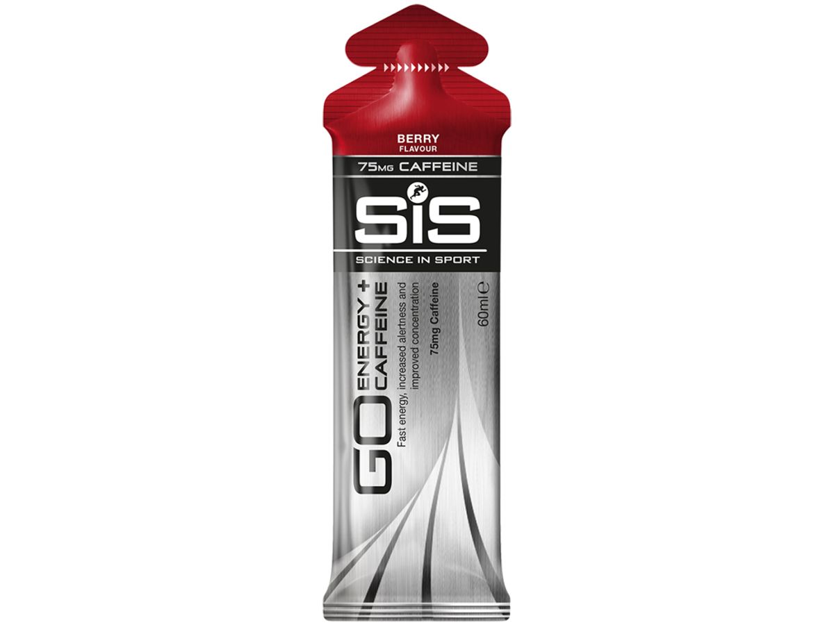 SIS GO - Energy+Caffeine gel - Koffein-gel - Berry - 60ml