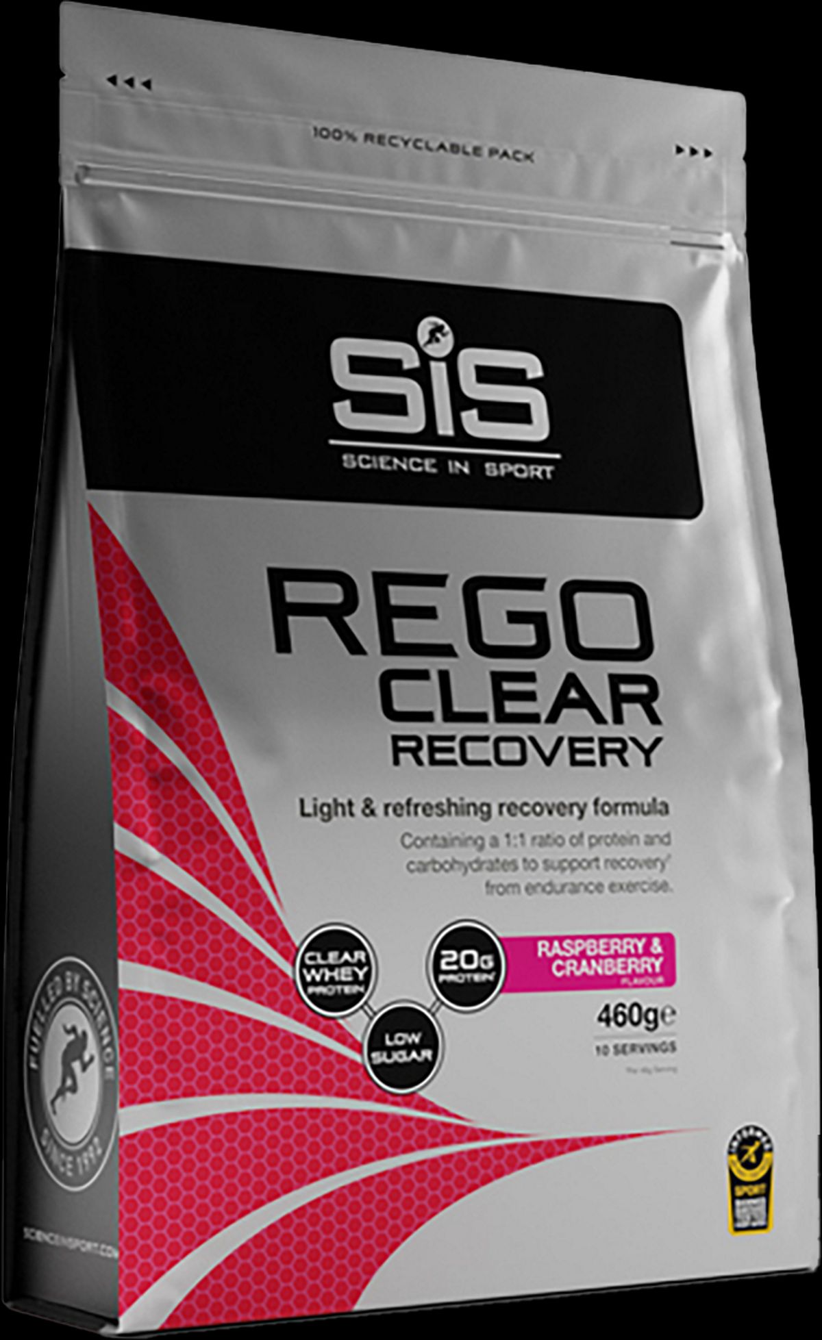 SIS Rego Clear Raspberry & Cranberry Powder - 460g