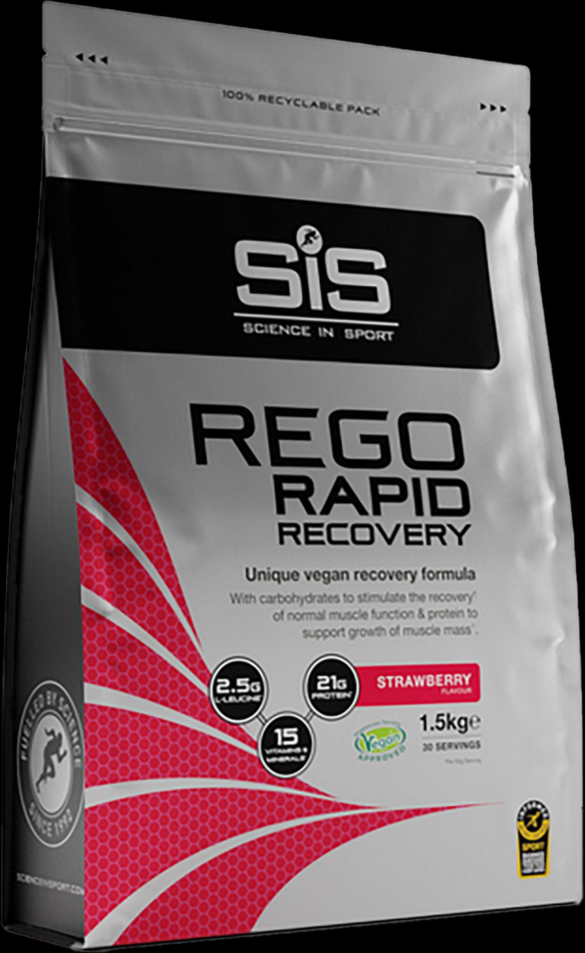 SIS Rego Rapid Recovery Strawberry Powder - 1.5kg