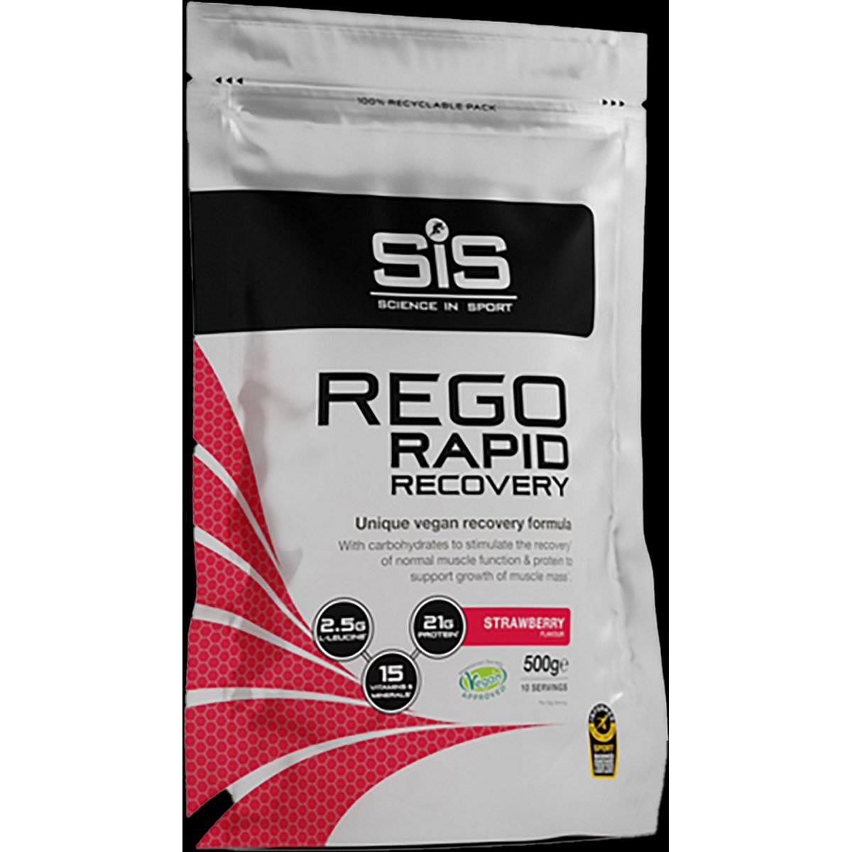 SIS Rego Rapid Recovery Strawberry Powder - 500g