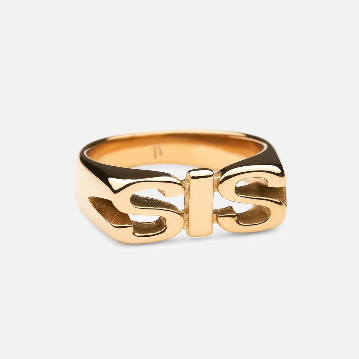 SIS Ring 18K Guldbelagt