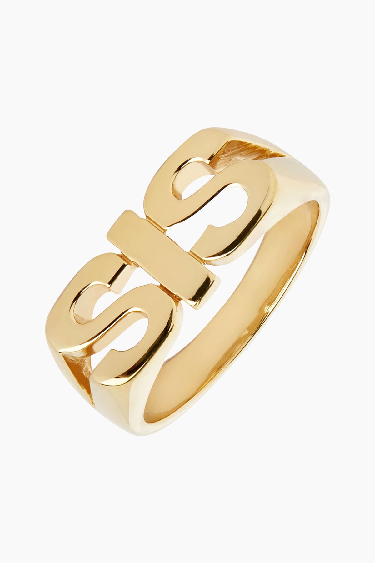 Sis Ring - Goldplated Silver - Maria Black - Guld 50