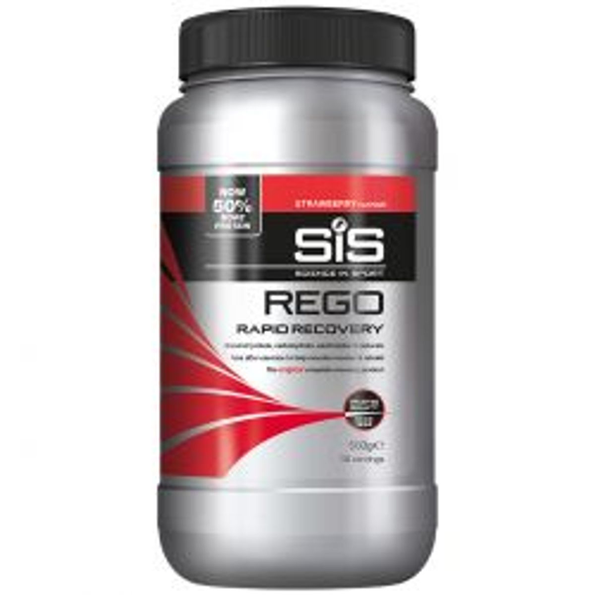 SiS (Science In Sport) Scienceinsport Sis Rego Rapid Recovery Tub Jordbær 500g - Kosttilskud