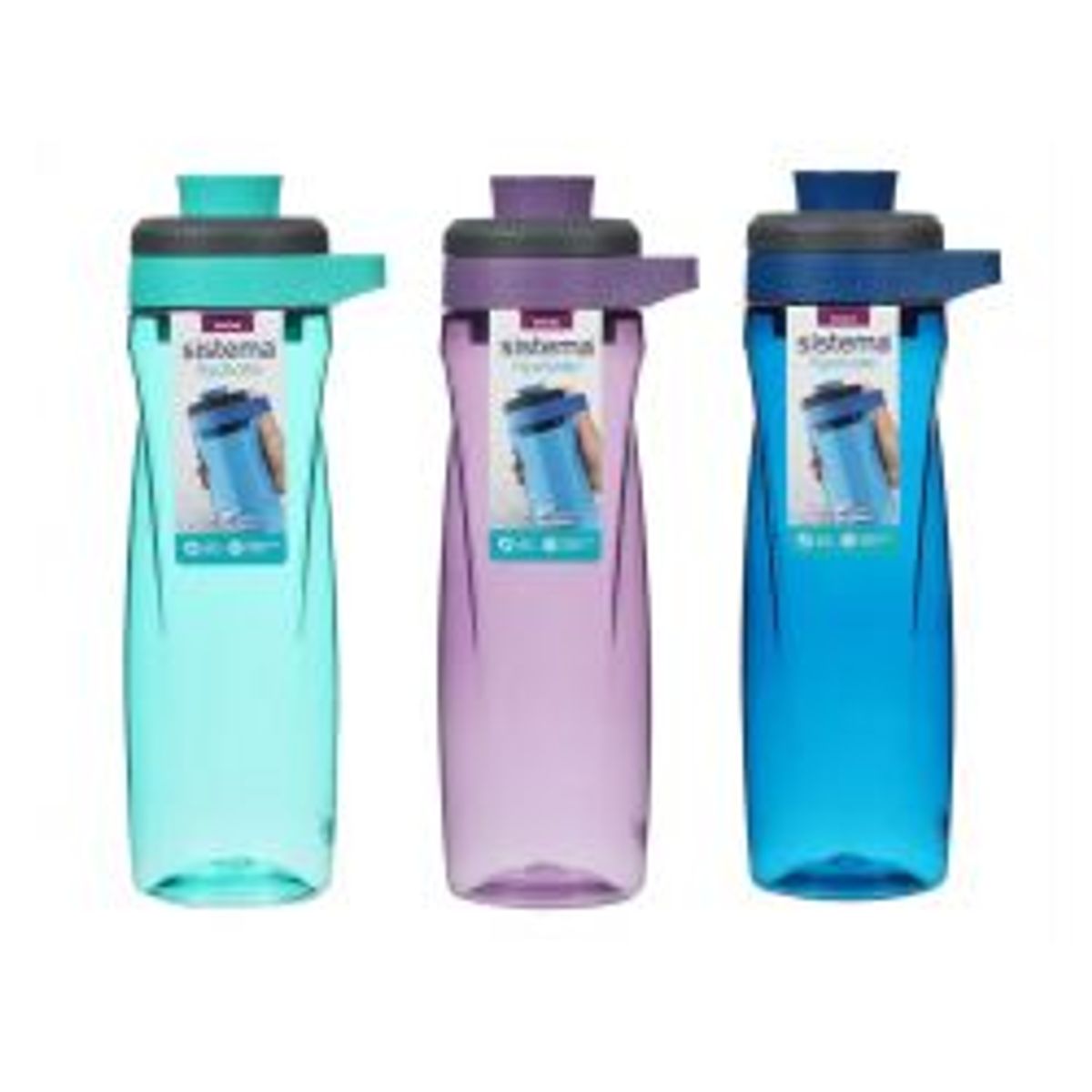 Sistema 900ml Twist N Chug - Ocean Blue - Drikkeflaske