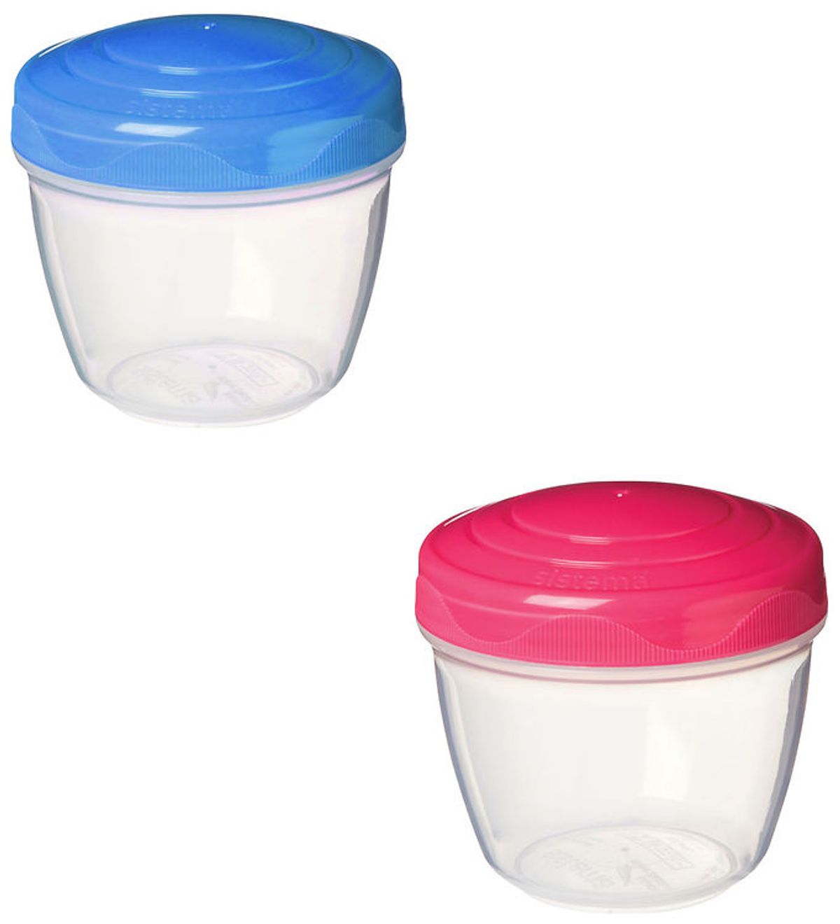 Sistema Beholdere - Yogurt 2-Pack - 150 ml - Pink/Blå