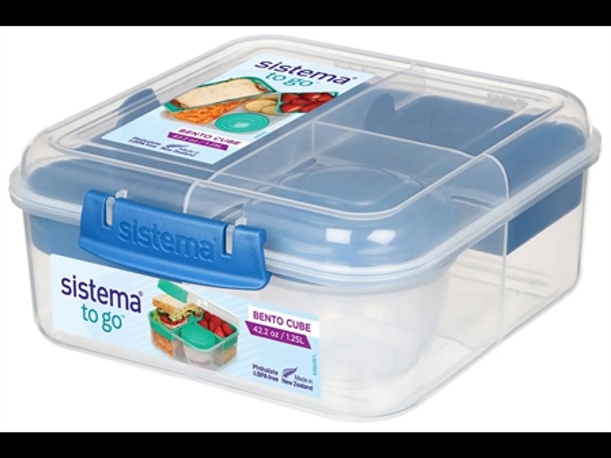 SISTEMA Bento Cube To Go 1,25L Blå