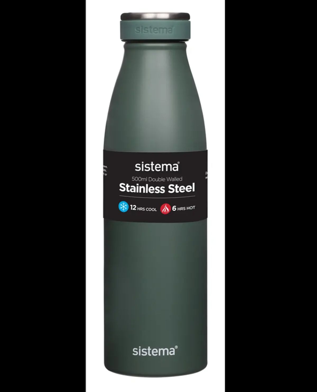 Sistema Drikkedunk m/termo steel, Nordic Green, 500ml.