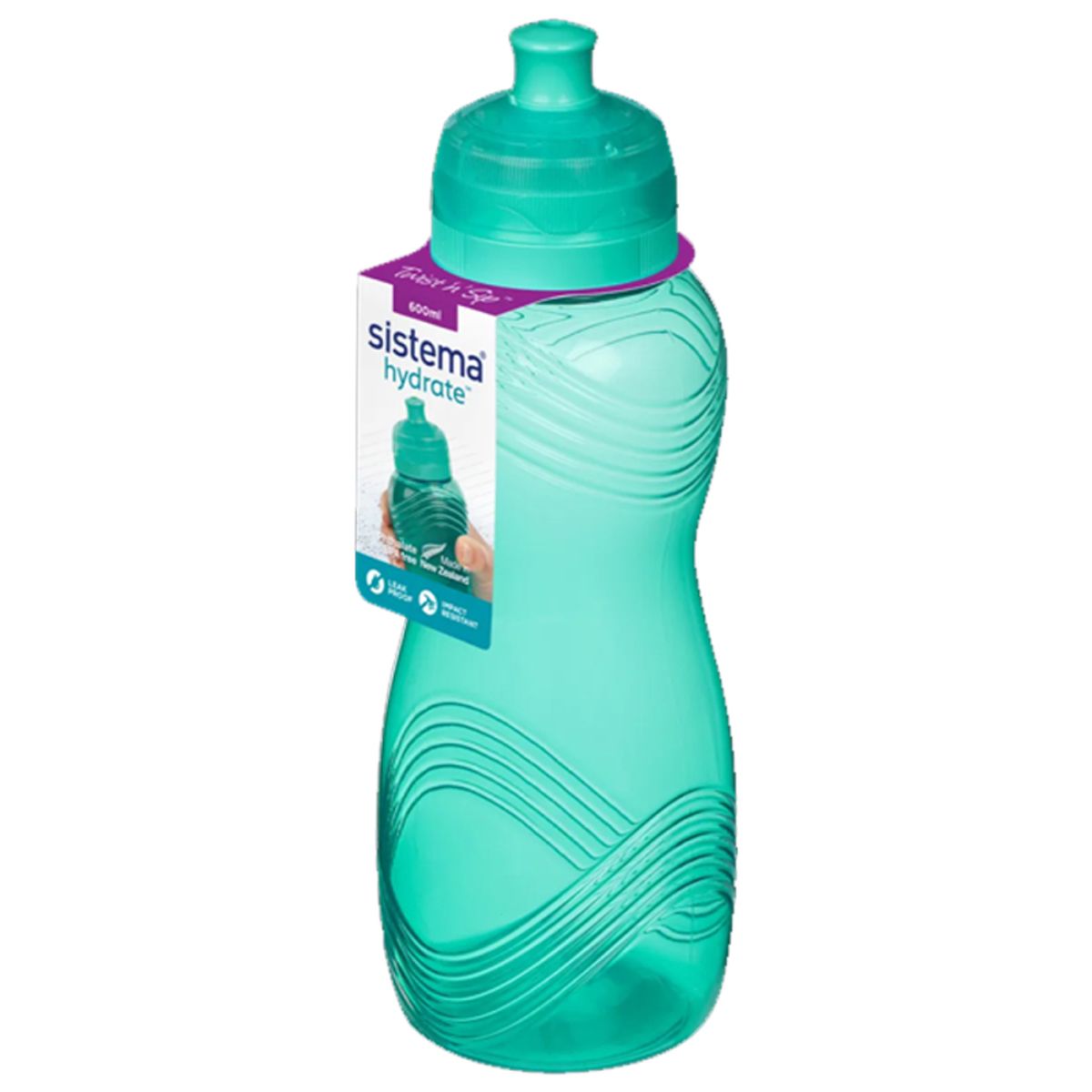 Sistema drikkedunk Wave Bottle 600 ml - Minty Teal