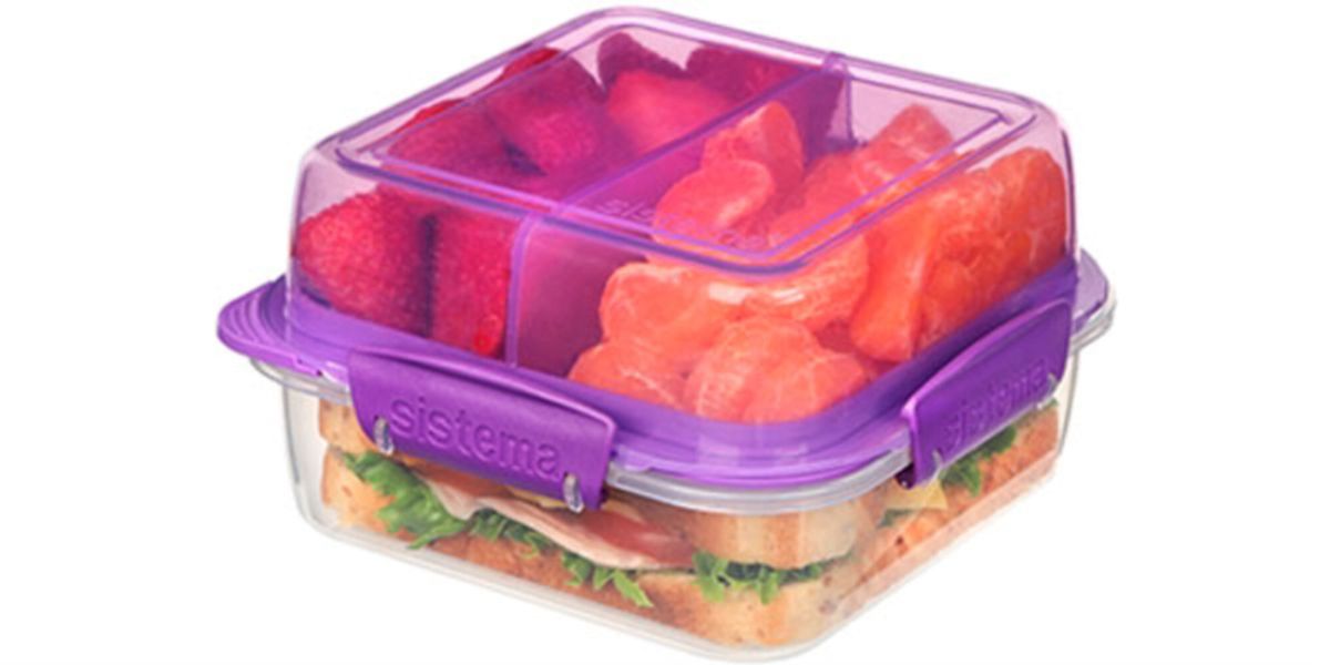 Sistema Lunch Stack madkasse 1,24 L - Lilla