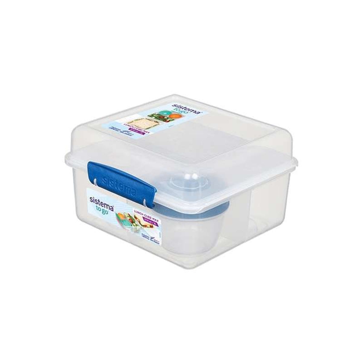 Sistema Madkasse - Lunch Cube Max To Go - 2L - Ocean Blue