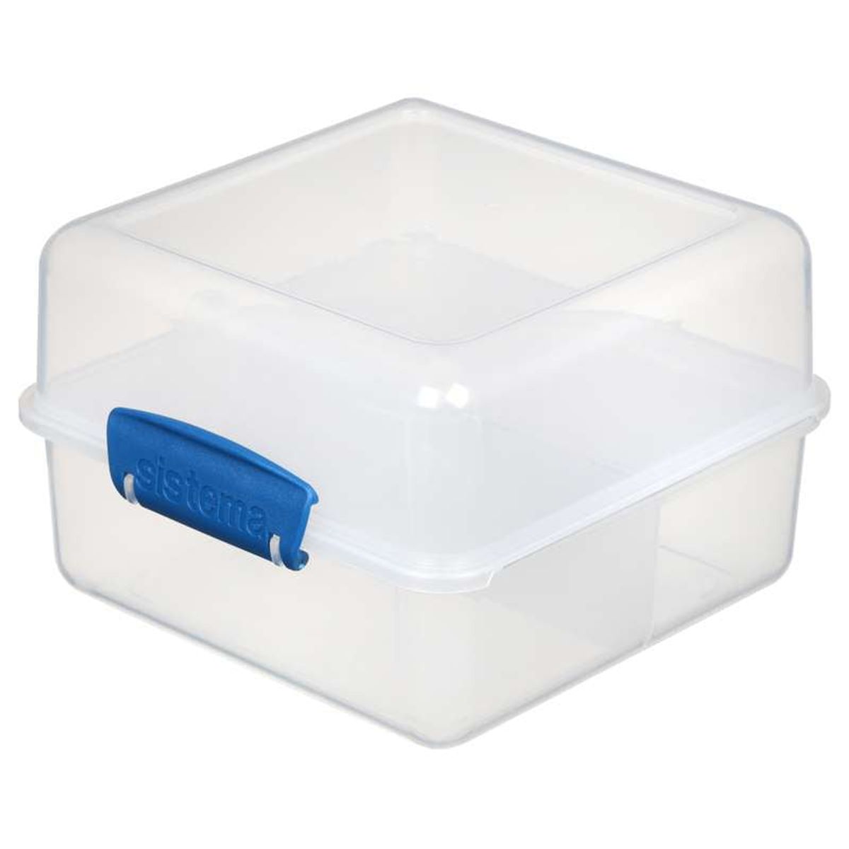 Sistema Madkasse - Lunch Cube To Go - 1.4 L. - Klar/Ocean Blue