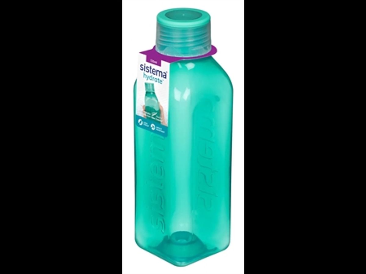 SISTEMA Medium Square Bottle 725ml Grøn