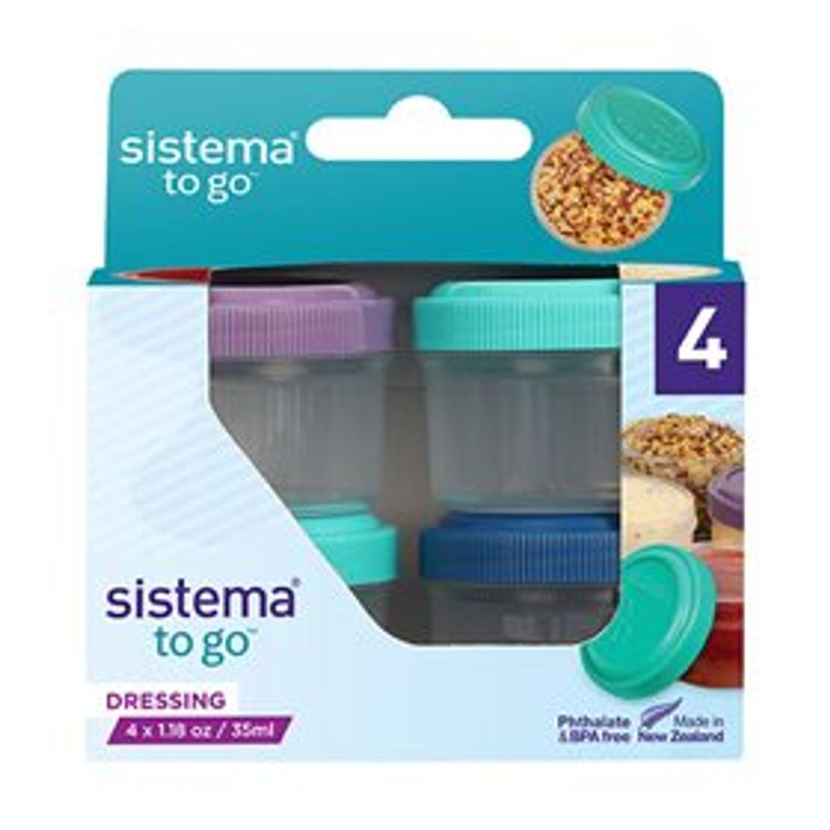 SISTEMA Minibox dressing to go 4x35