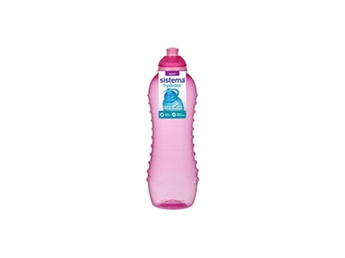 SISTEMA Twist Drikkedunk 620ml Rosa