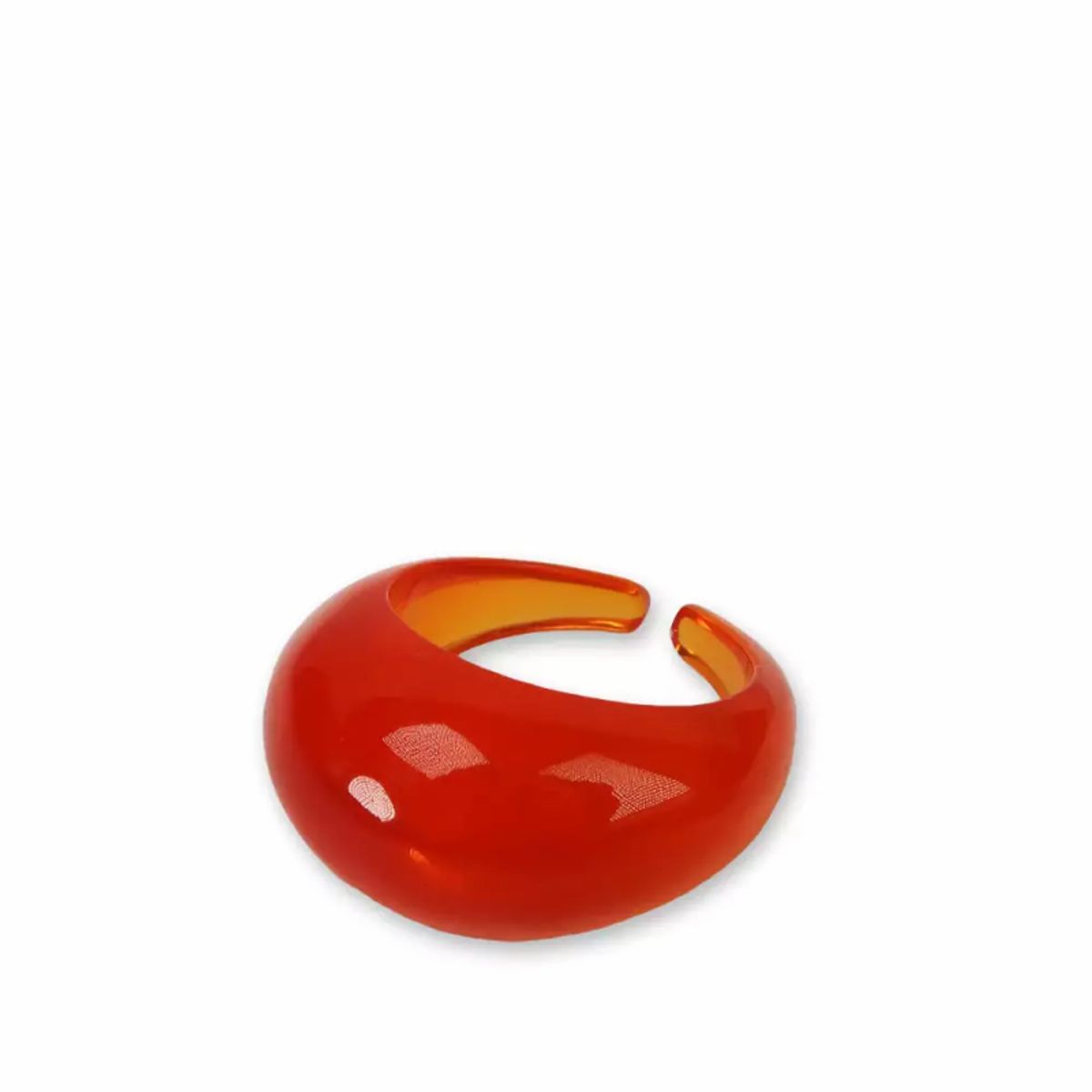 Sistie - Caroline - Chunky Ring Orange Str. 55