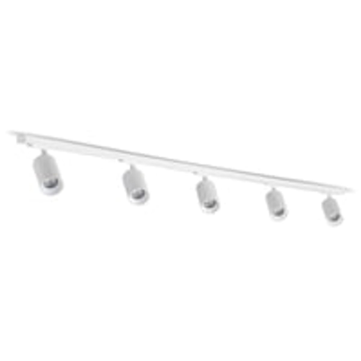 Skagen 5, komplet lysskinne med 5 LED-spot, nordtronic Long Life, 3000K, 360lm, CRI>90, 40.000 timer, dmpbar - 2 meter, hvid