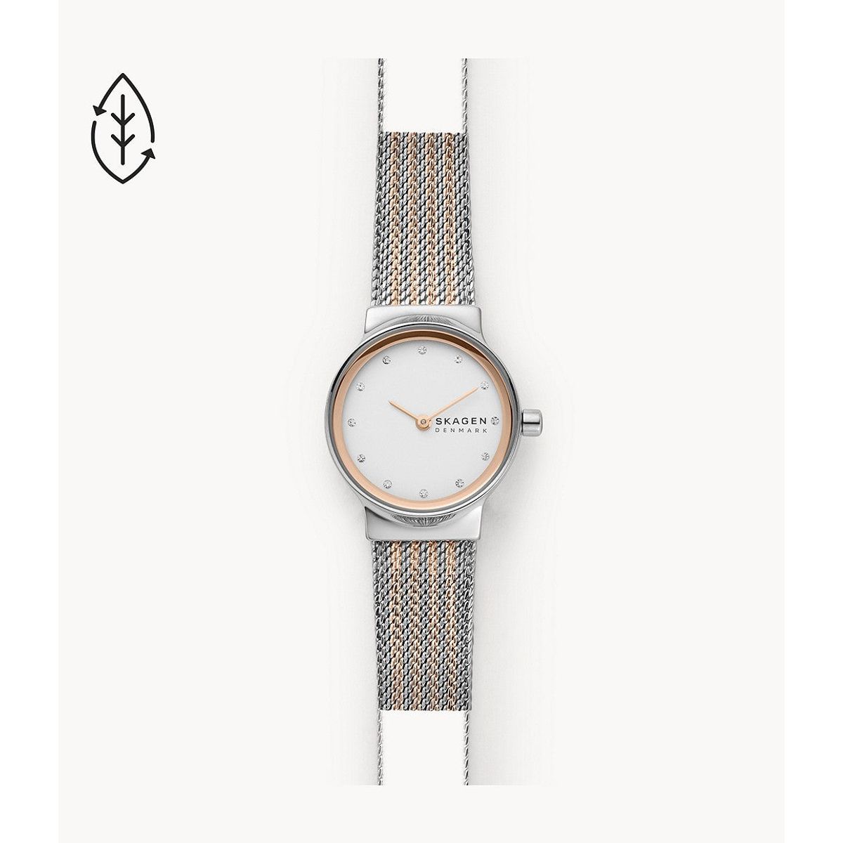 Skagen Denmark - Freja small bicolor SKW2699