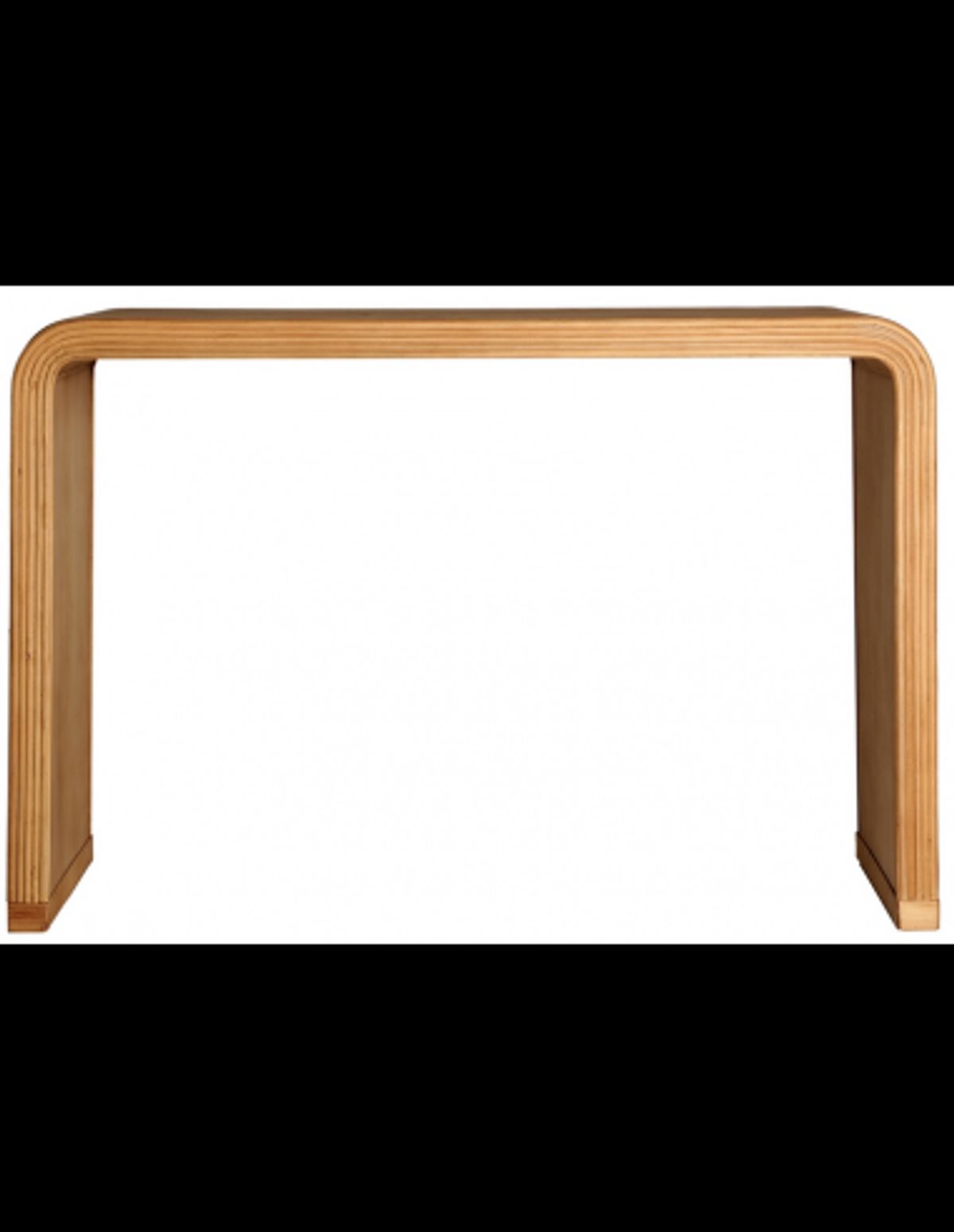 Skagen konsolbord i Paulowniatræ og MDF B120 cm - Rustik natur