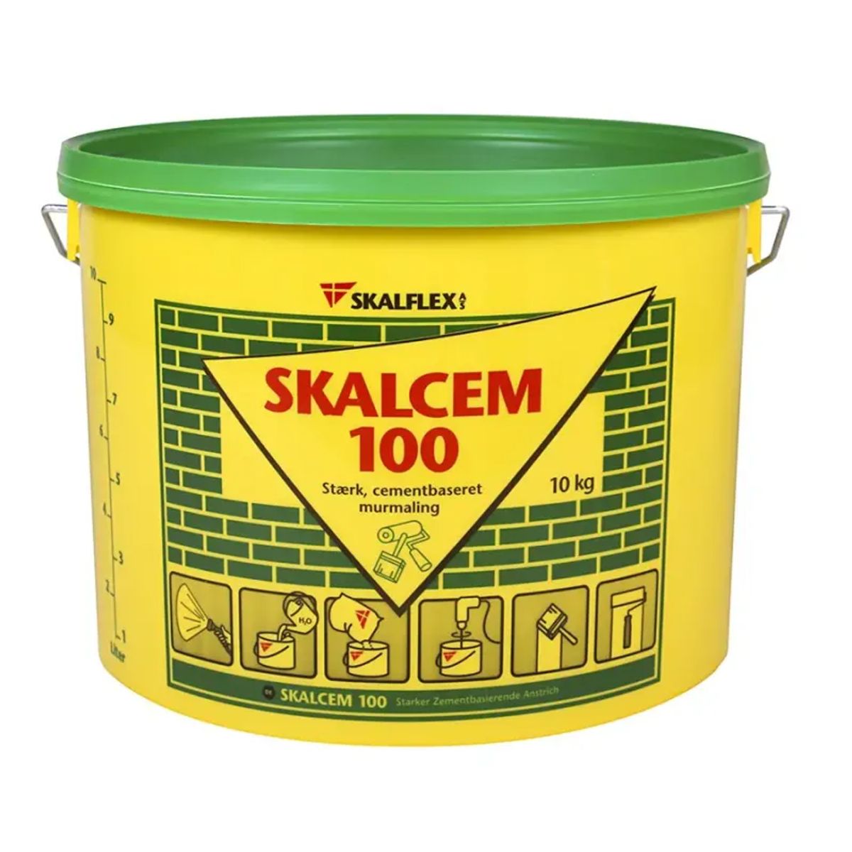 Skalflex Cementmurmaling Skalcem 100 Sølvgrå 10kg