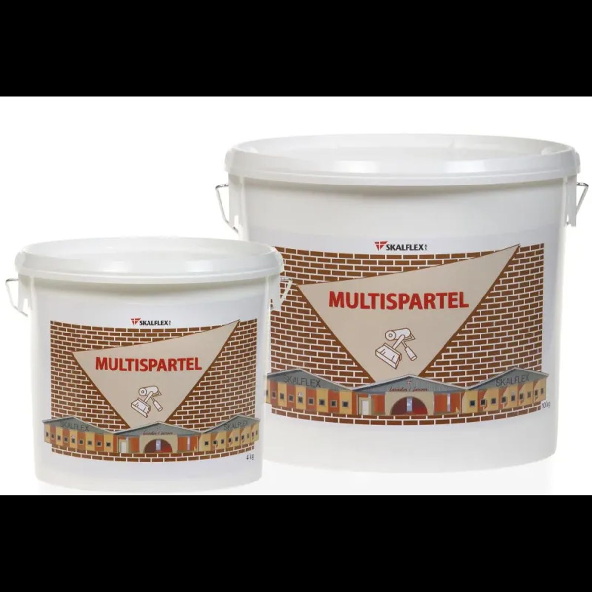 Skalflex Spartelmasse - Multispartel Hvid 10kg