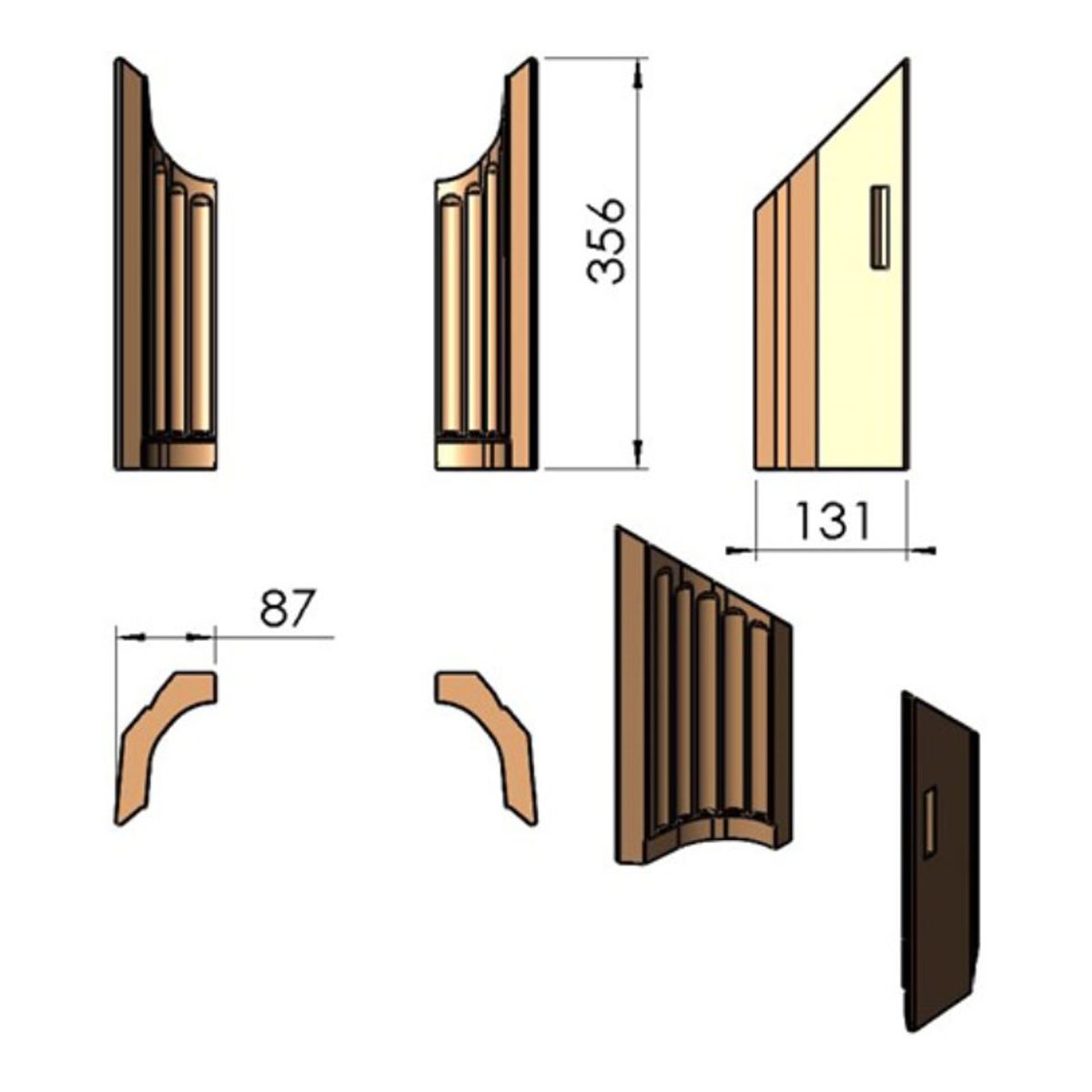 Skamolsten, hjørner TermaTech TT30 (version 1)