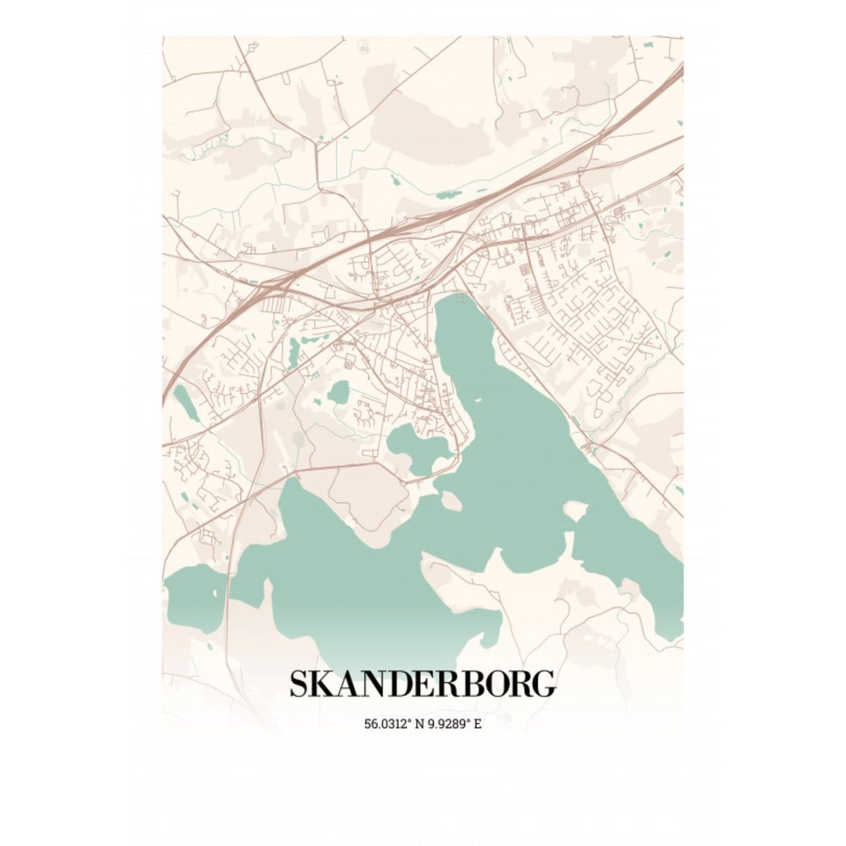 Skanderborg 30x42 cm (A3)