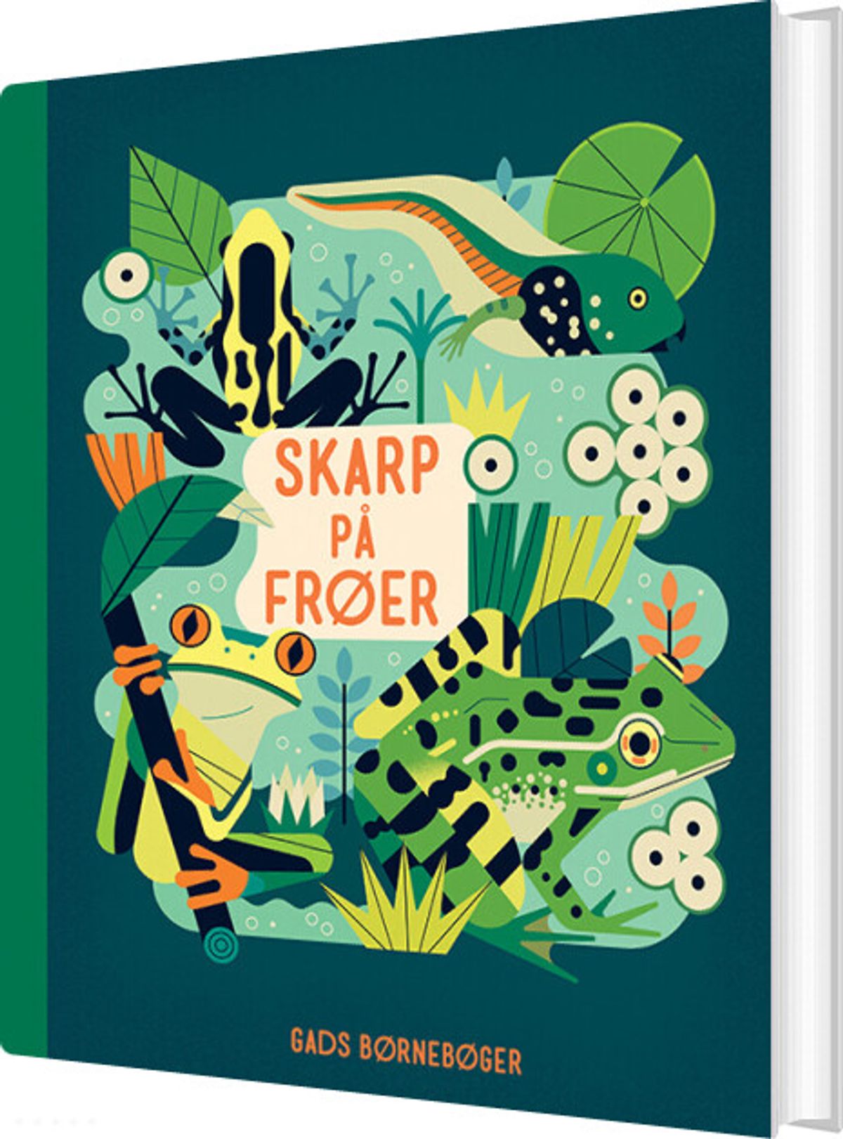 Skarp På Frøer - Owen Davey - Bog