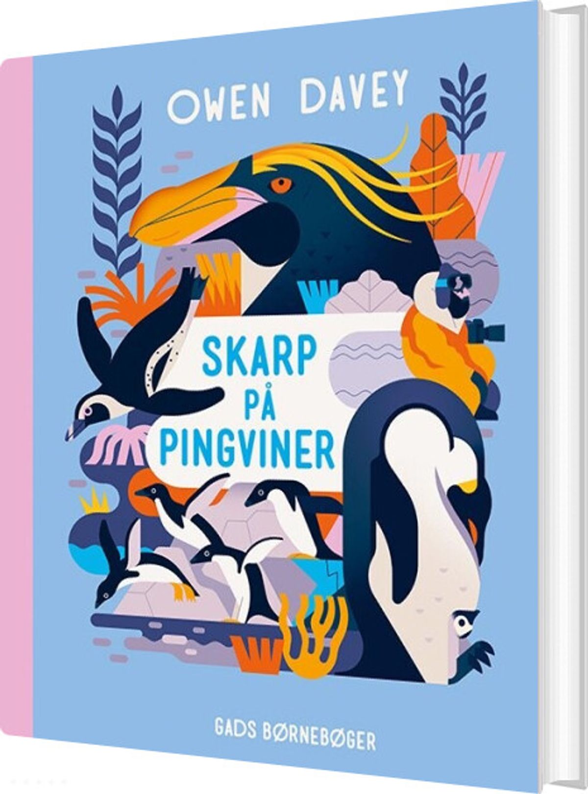 Skarp På Pingviner - Owen Davey - Bog