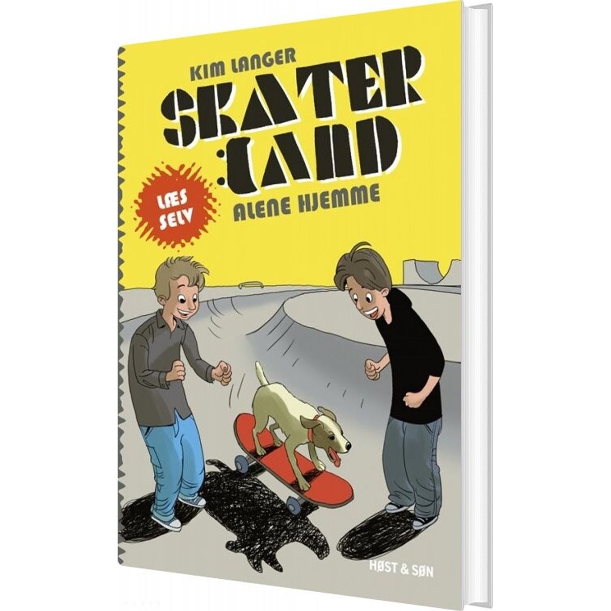 Skaterland - Læs Selv - Alene Hjemme - Kim Langer - Bog